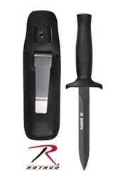 ROTHCO RAIDER III BOOT KNIFE - BLACK MATTE