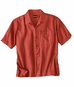 Men's Short Sleeve Shirt Tropical - Brick Large